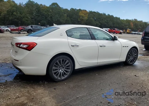 2018 Maserati Ghibli z USA, uszkodzony, nr VIN ZAM57XSA3J1304642
